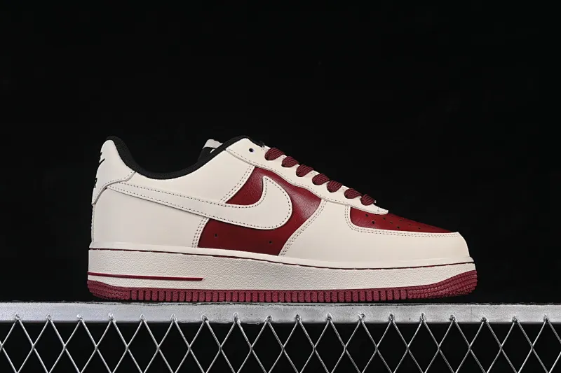 All categories Nk Air Force 1 Air Force series Nk Air Force 1 Low Air Force low-top Nike Air Force 1'07 Low Year of the Horse limited edition Rice-fat rouge Air Force 1 low-top casual sneakers NH0601-514